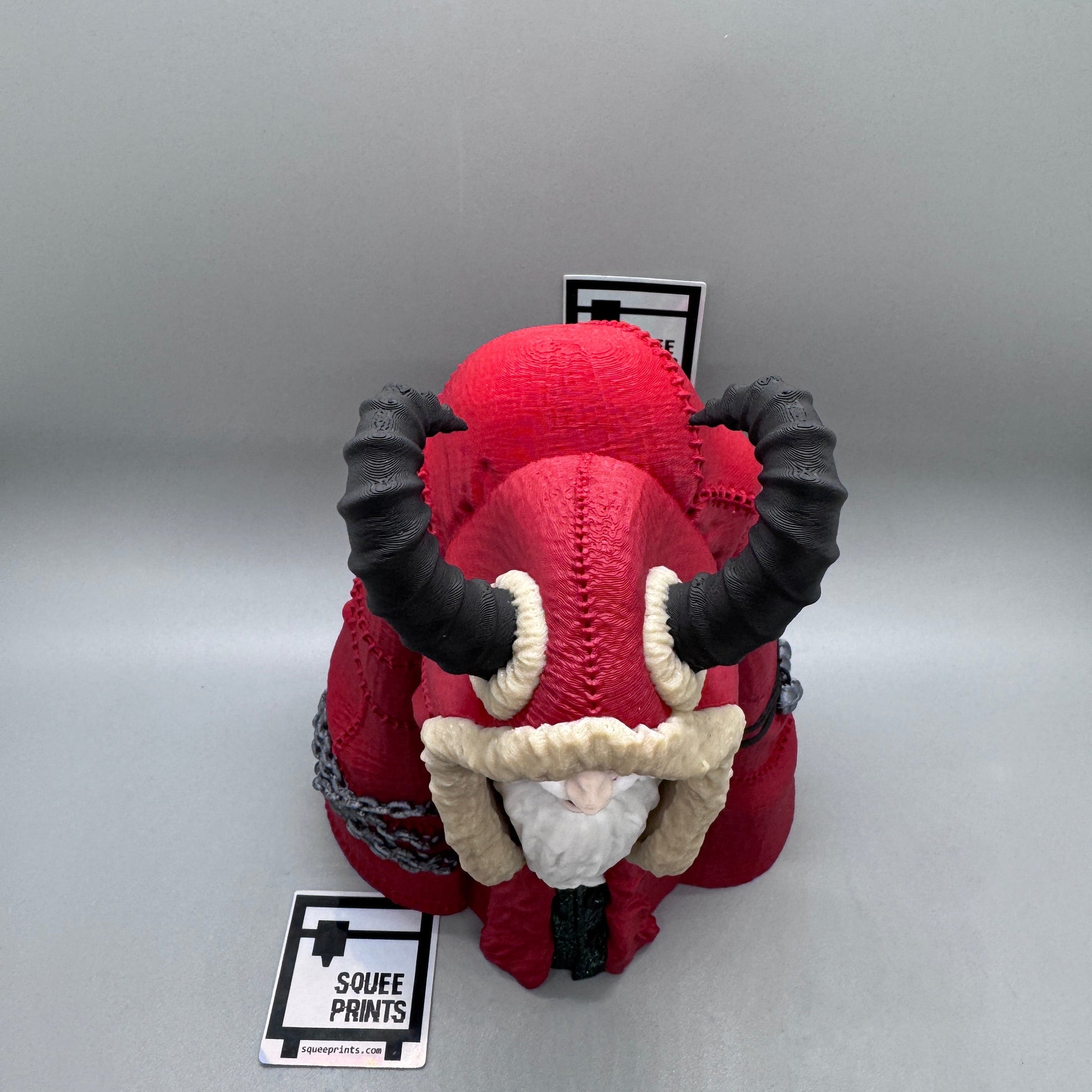 Creepmas Krampus | Tree Topper | Gothic Christmas | Full Color 7 Inch - Squee Prints