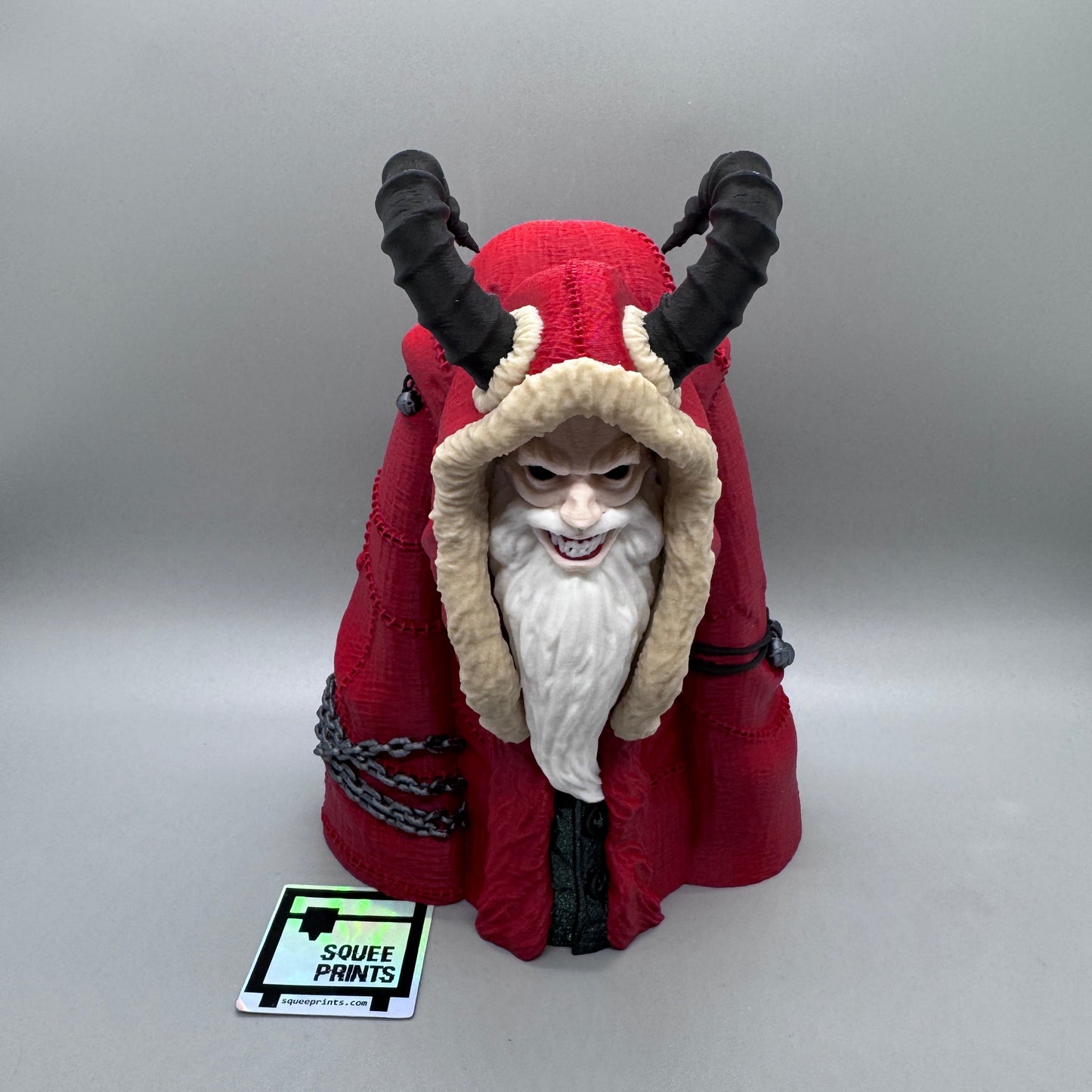 Creepmas Krampus | Tree Topper | Gothic Christmas | Full Color 7 Inch - Squee Prints