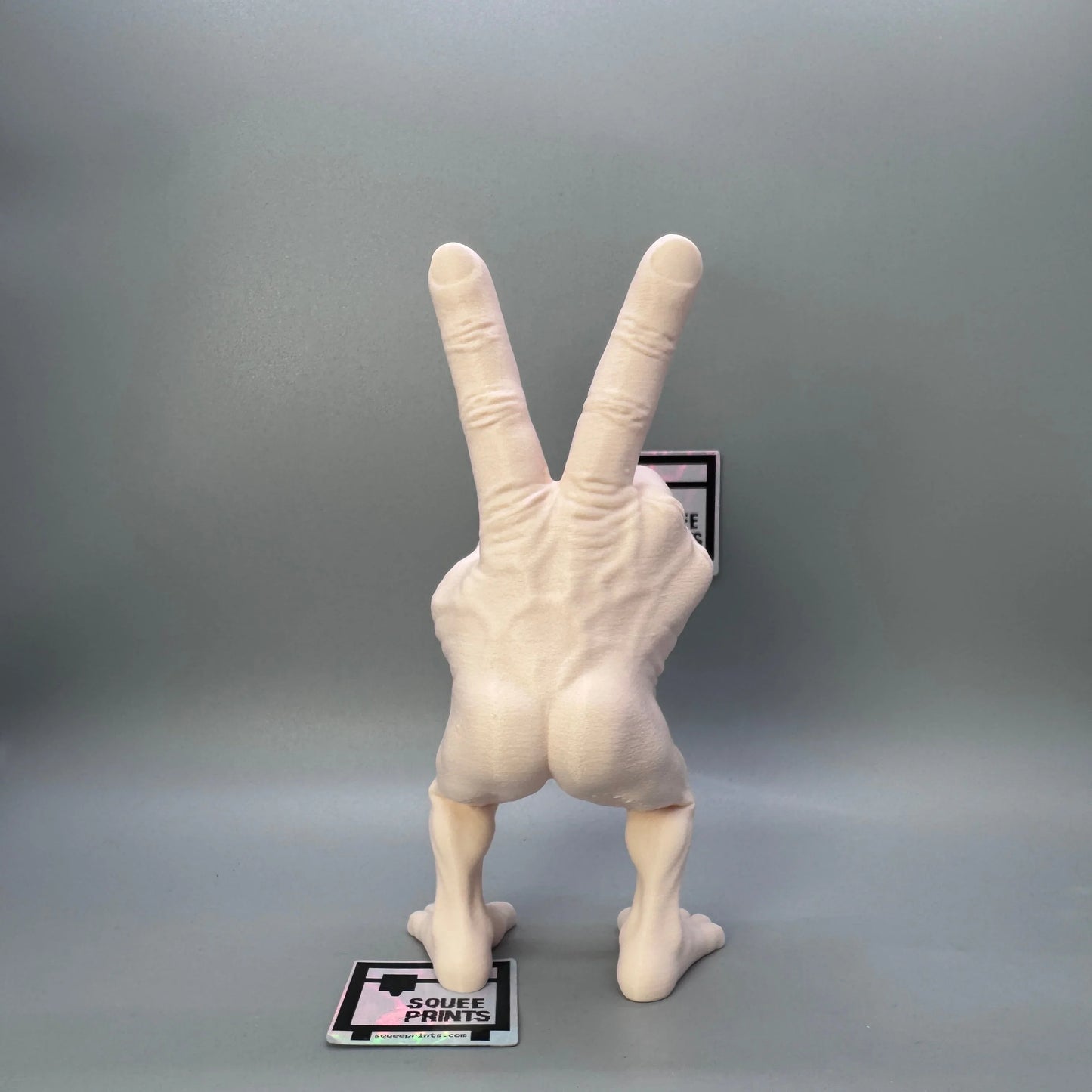 Disturbing Hand Monster | Peace Sign | Body Horror | Fingers with Legs - Squee Prints
