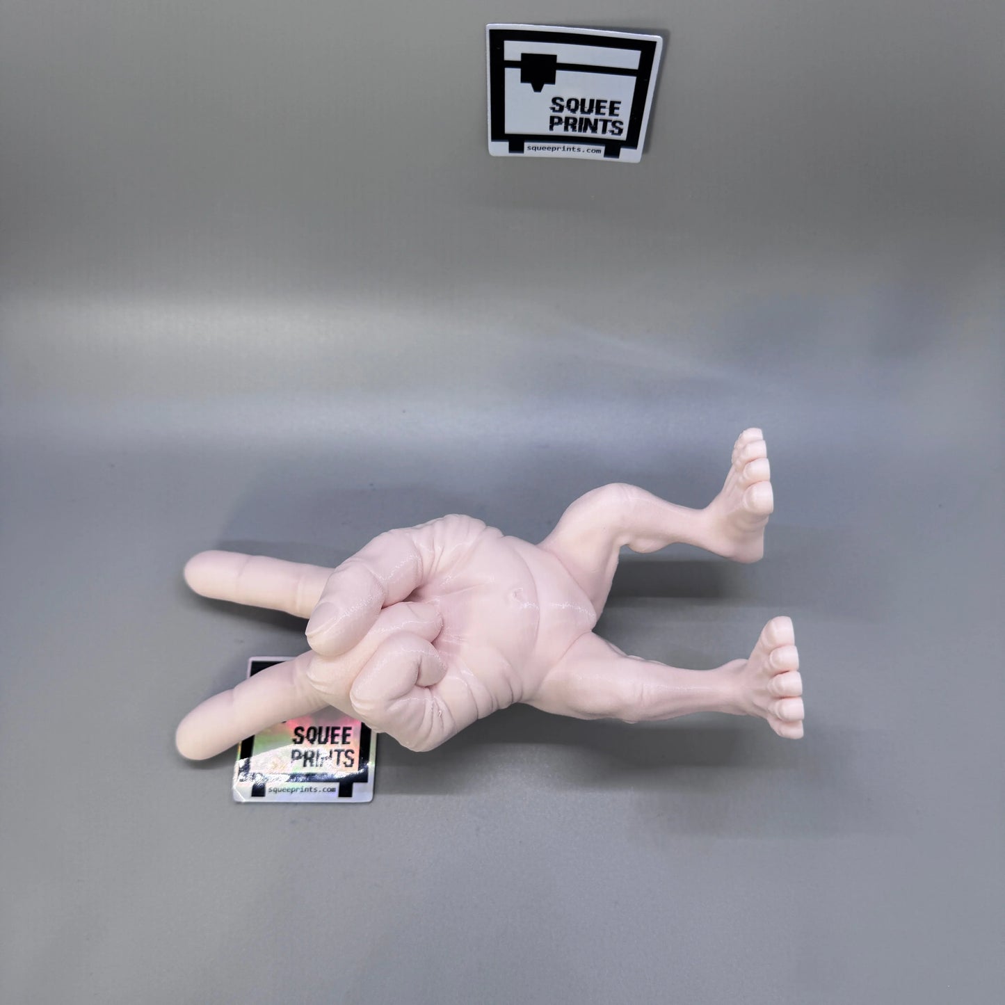 Disturbing Hand Monster | Peace Sign | Body Horror | Fingers with Legs - Squee Prints