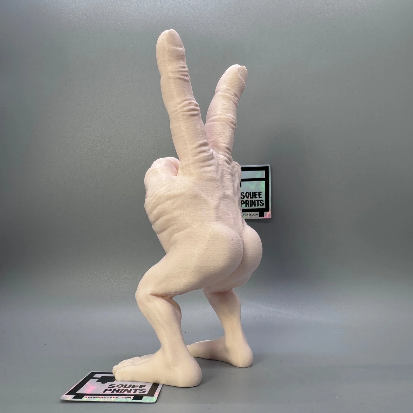Disturbing Hand Monster | Peace Sign | Body Horror | Fingers with Legs - Squee Prints