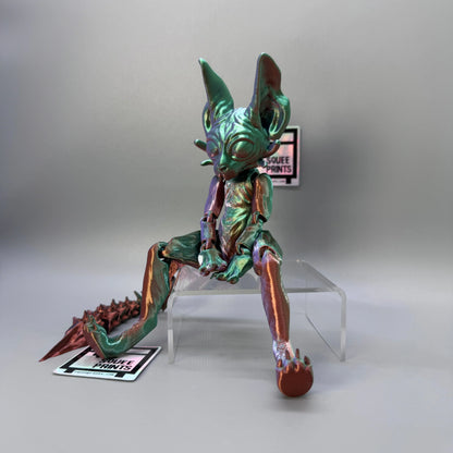 Alien Sphynx Cat | Articulated | 3D Printed - Squee Prints
