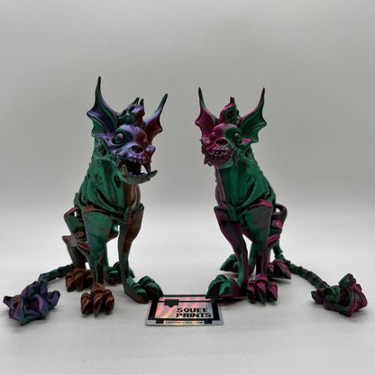 Hellhound | Articulated | 3D Print | Fidget - Squee Prints
