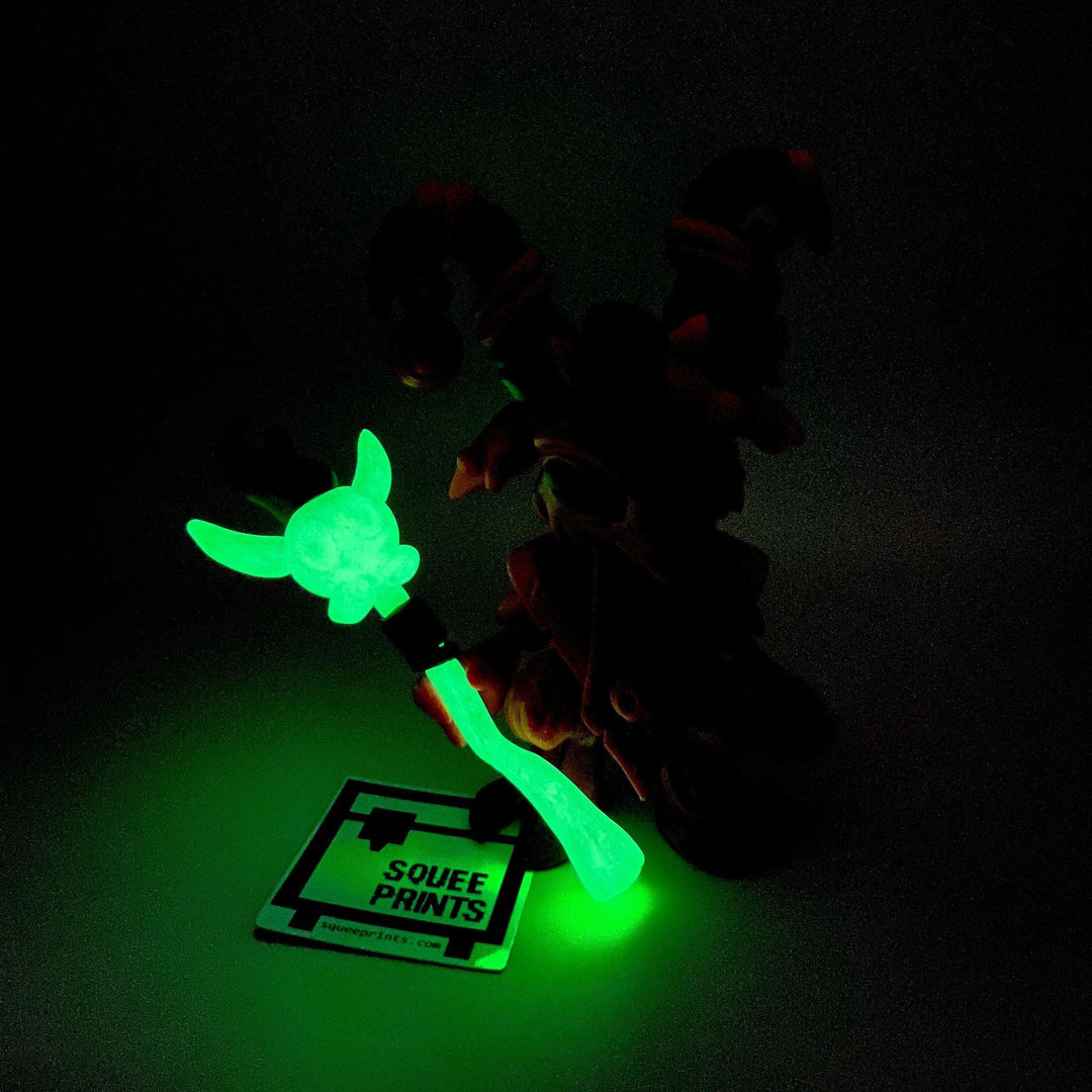 Baphomet Hellspawn Goat | 3D Printed | Glow in the Dark - Squee Prints