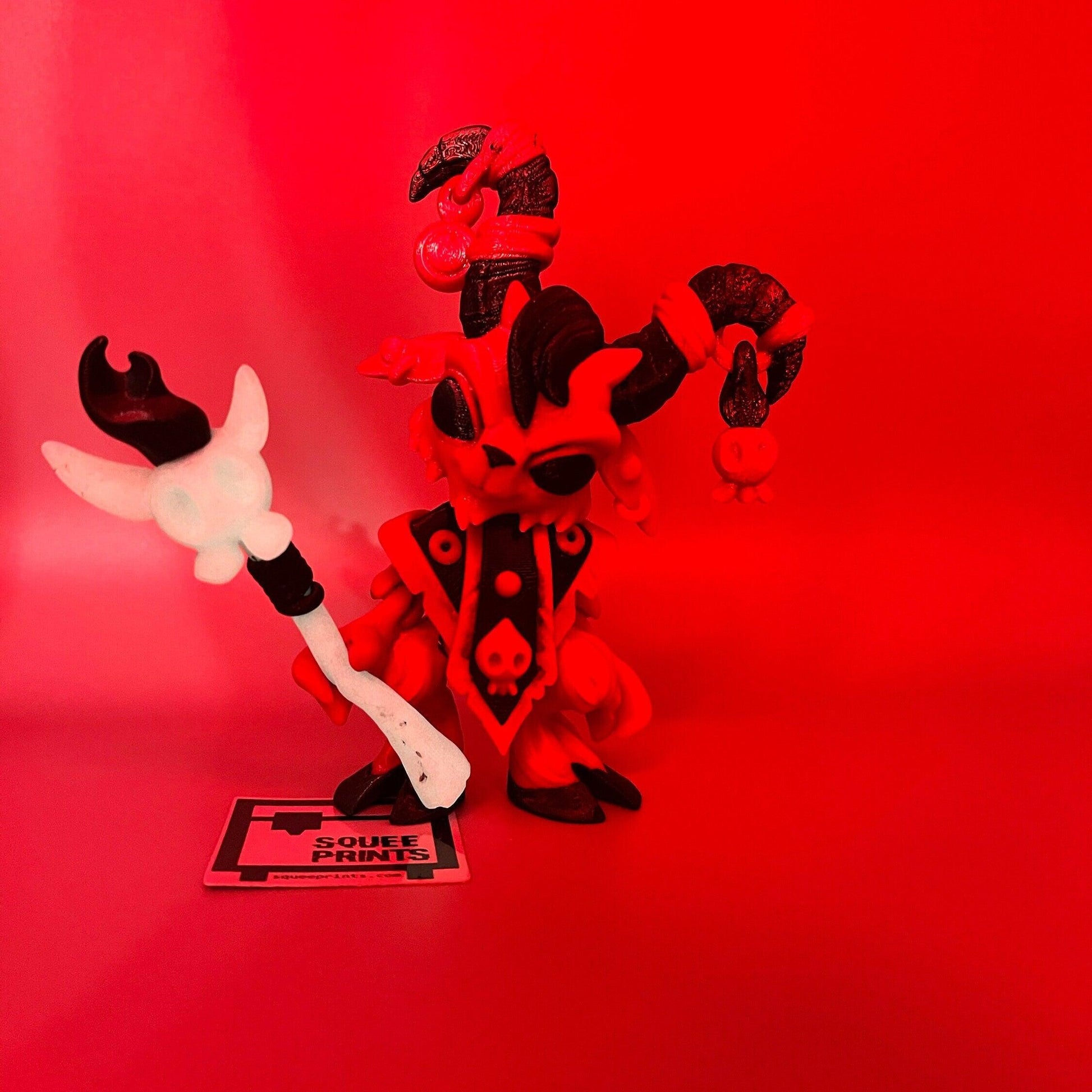 Baphomet Hellspawn Goat | 3D Printed | Glow in the Dark - Squee Prints