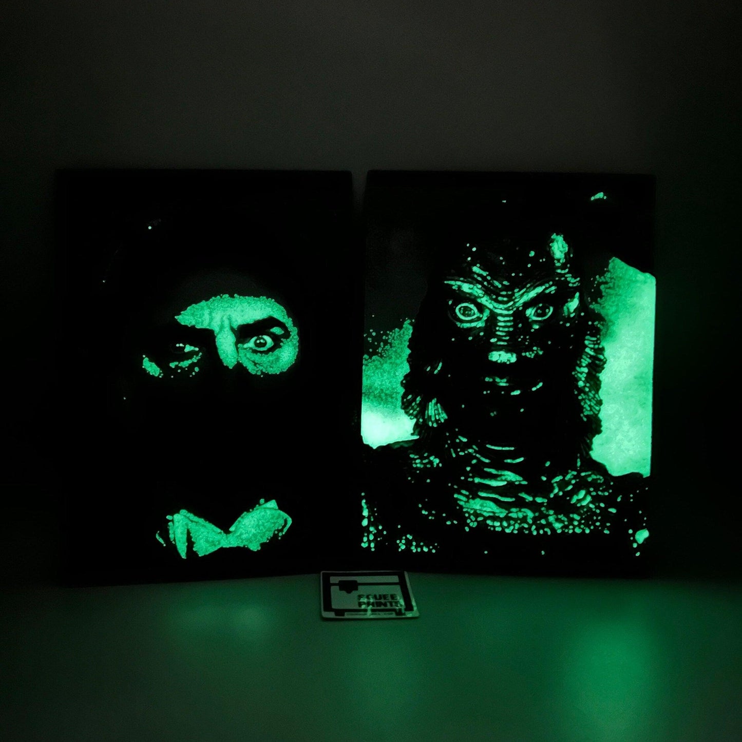 Creature from the Black Lagoon | 3D Painting | Glow in the Dark - Squee Prints