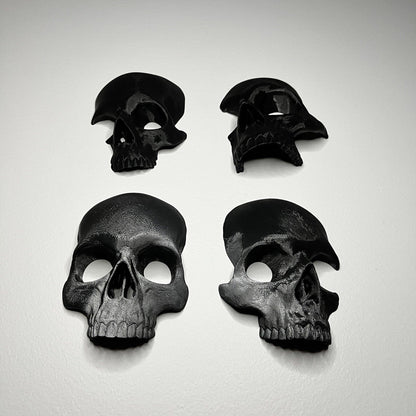 Skull Art | Gothic Wall Decor | 4 Piece - Squee Prints