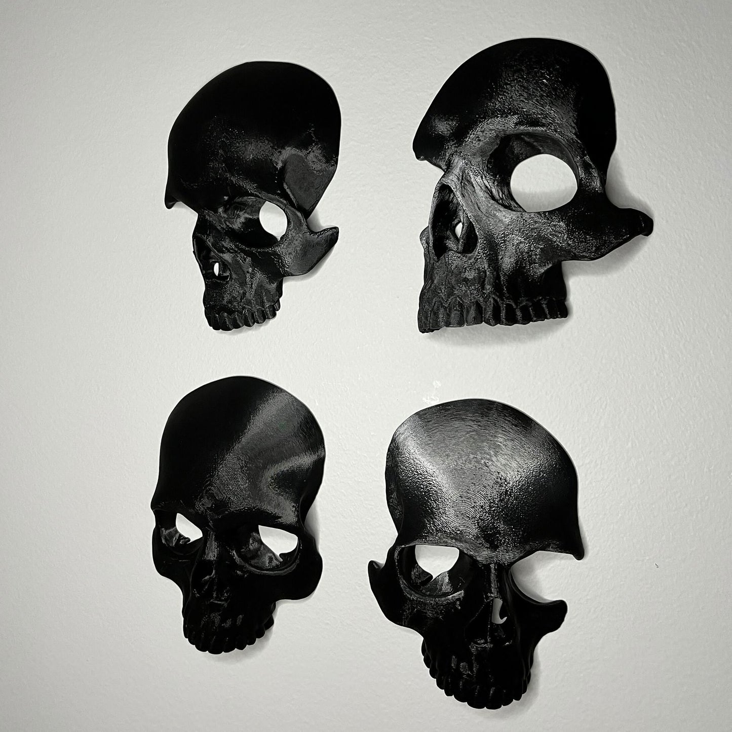 Skull Art | Gothic Wall Decor | 4 Piece - Squee Prints