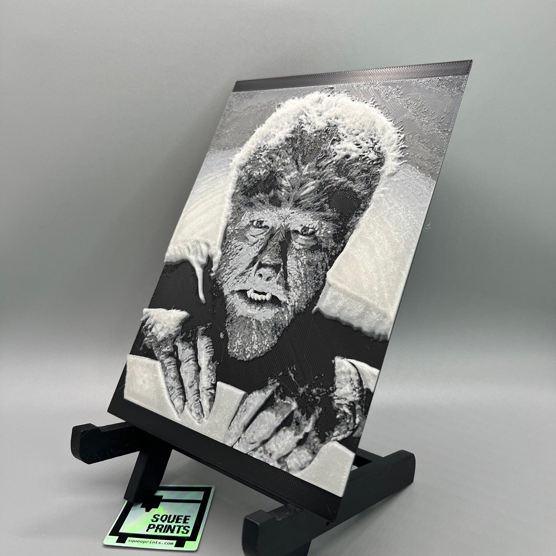 The Wolfman | 3D Painting | Glow in the Dark - Squee Prints