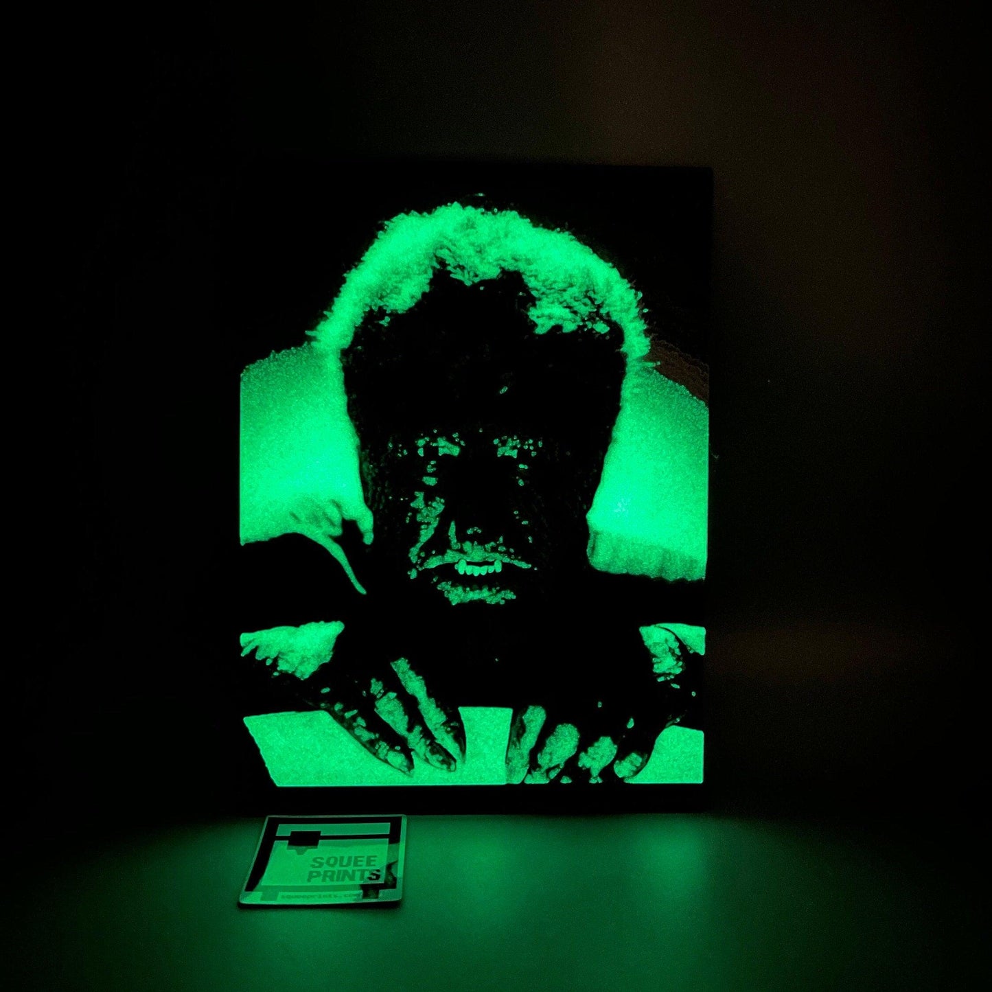 The Wolfman | 3D Painting | Glow in the Dark - Squee Prints