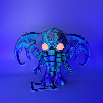 Cthulhu | Articulated | 3D Print | Fidget | Glow in the Dark - Squee Prints