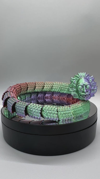 Beetlejuice Snake | Articulated | 3D Print | Fidget