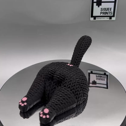 Knitted Cat Butt | Ornament | Christmas | 3D Printed