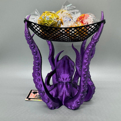 Octopus Lightweight Display | 3D Printed Snackapus - Squee Prints